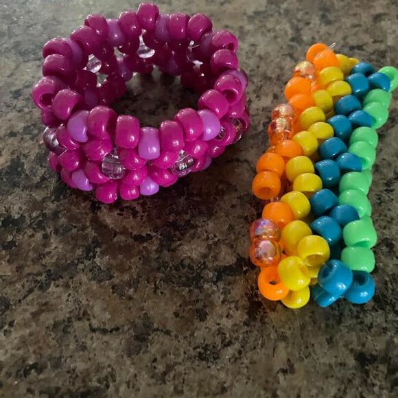 x stitch kandi cuff x2 - Picture 1 of 1